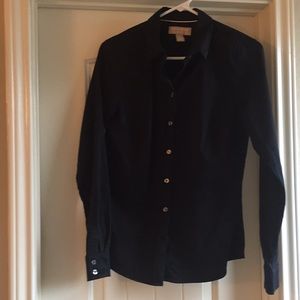 Black Banana Republic Button Down Shirt